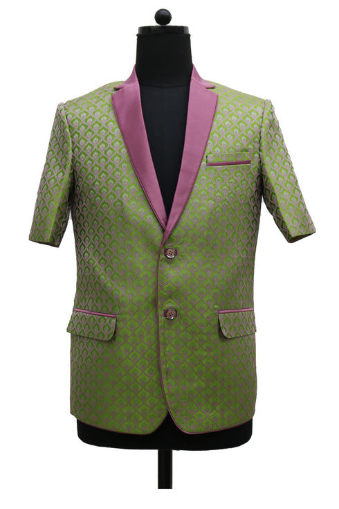 Green and Pink Short Suit